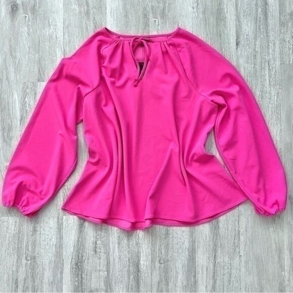 Alfani Oversized Pink Long Sleeve Top XS - Picture 2 of 5